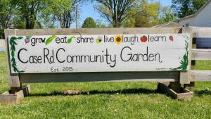 Case Rd Community Garden Sign