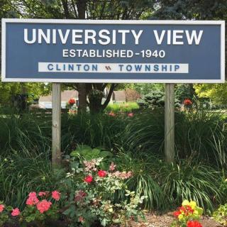 University View Sign