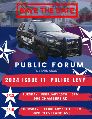 public forum  police levy 2024